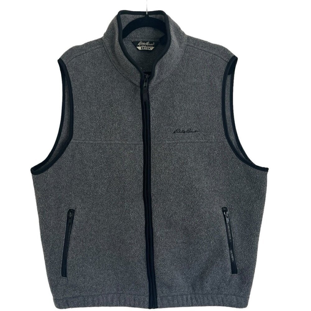 Eddie Bauer Ebtek Men Large Full Zip Fleece Vest … - image 1